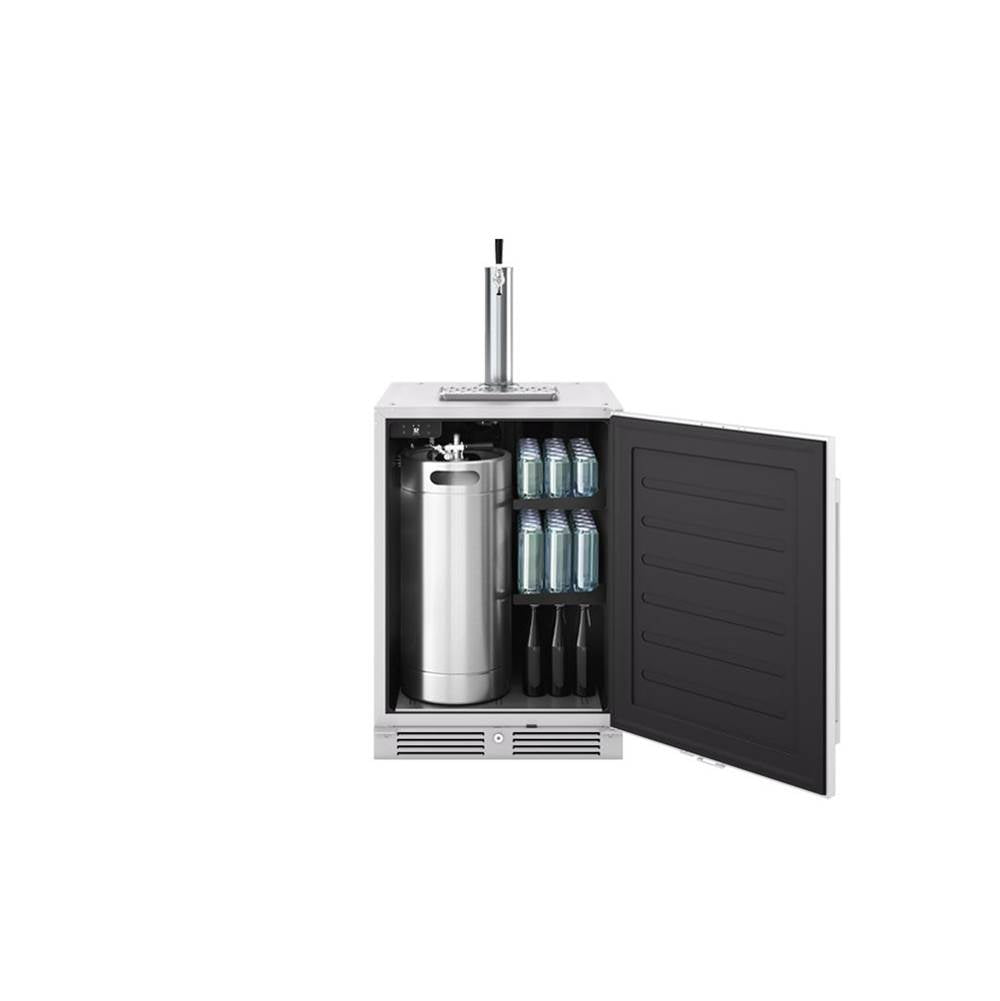 Presrv Outdoor Kegerator and Beverage Cooler, 24in, SS