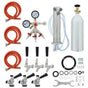 Zephyr - Presrv Kegerator Triple Tap Kit, SS, CO2