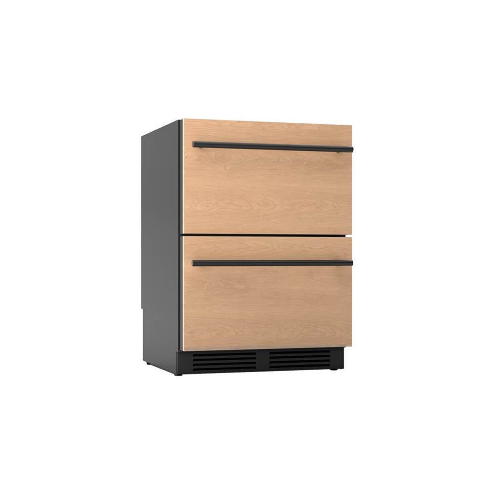 Zephyr - Presrv Refrigerator Drawers, 24'', Panel Ready, 2 Zones