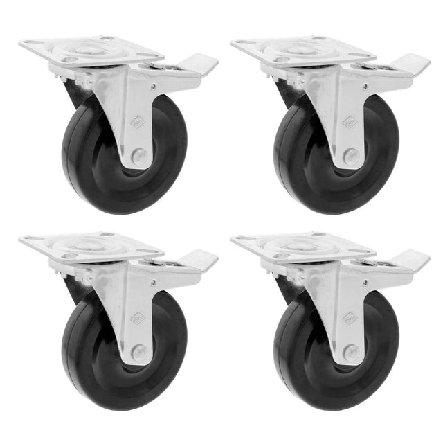 Zephyr - Presrv Casters, Set of 4 for PRB Outdoor - Silver