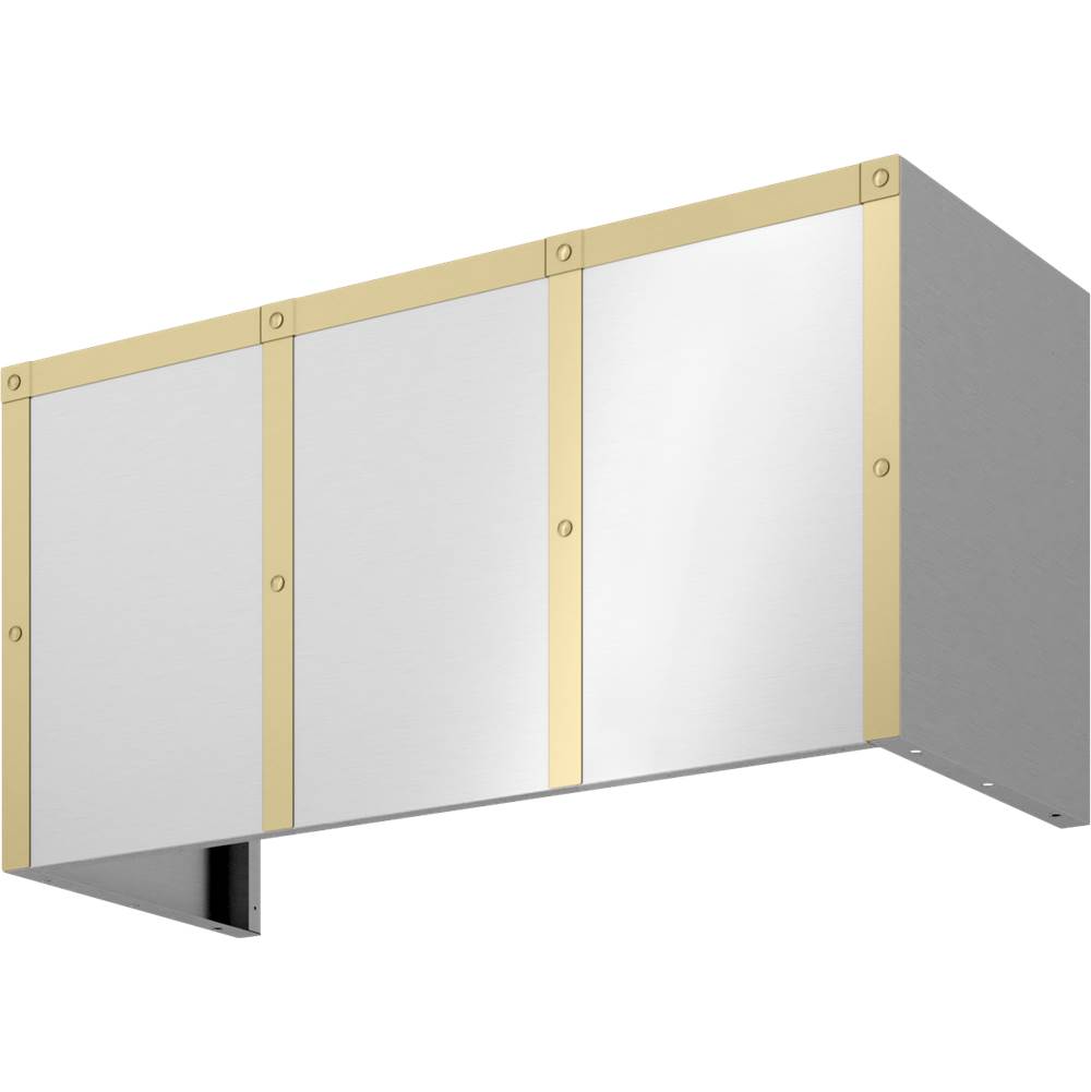 Zephyr - Duct Cover Banding Kit, 36in x 18in, Satin Gold - Satin Gold