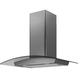 Ravenna Wall, 90cm, Black SSPlusGray Glass, LED