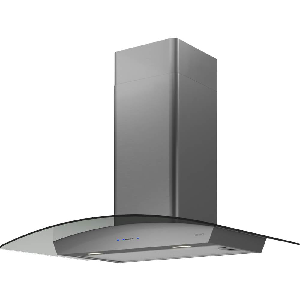 Ravenna Wall, 30in, Black SSPlusGray Glass, LED