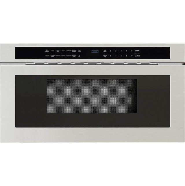 Zephyr - Microwave Drawer, 30in, Built-In, SS, 1.2 cu. ft. - Stainless Steel