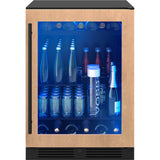Presrv beverage, 24'' compact, panel-ready and glass, reversible, 1 zone
