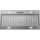 Zephyr - Monsoon II, Insert, 46-3/8in, SS, LED, ACT - Stainless Steel