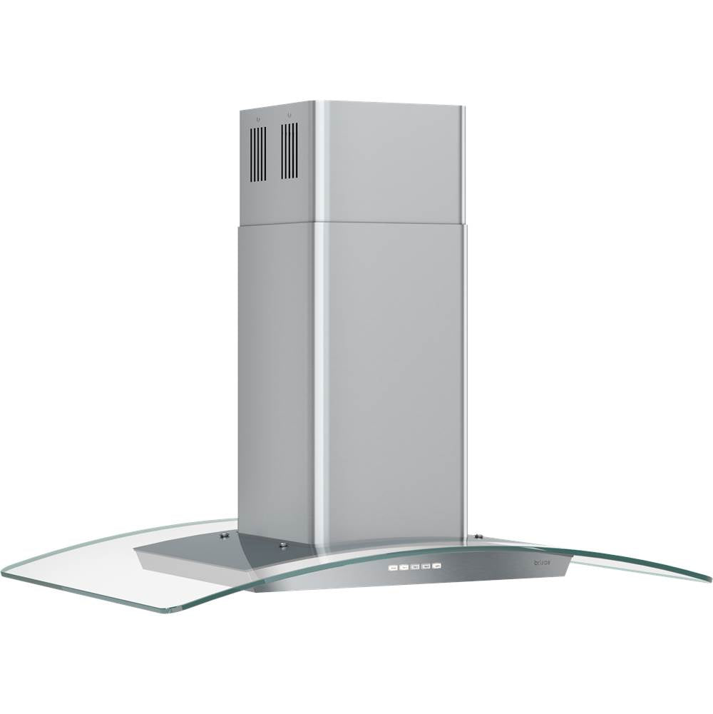 Brisas Curved Glass Island, 36'' G, ACT, LED