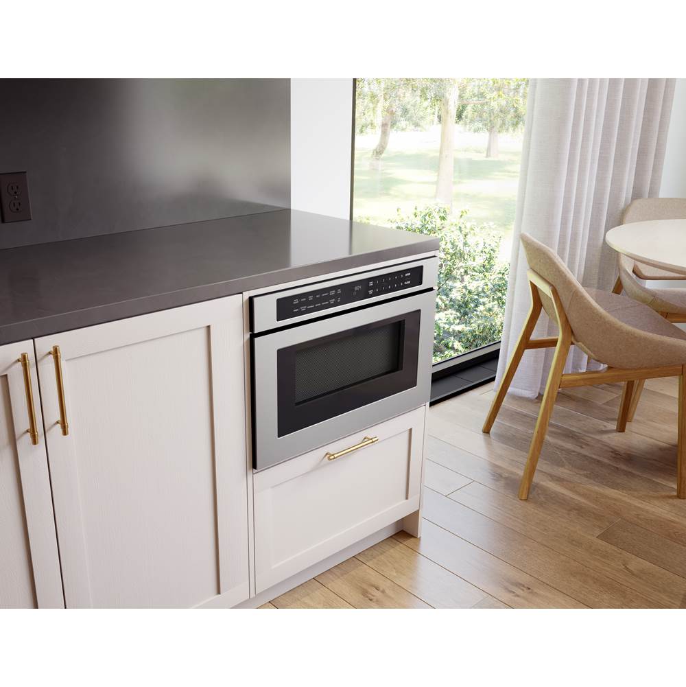 Microwave Drawer, 24In, Built-In, SS, 1.2Cf