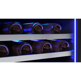 Presrv wine cooler, 24'' compact, Stainless Steel and glass, reversible, 1 zone