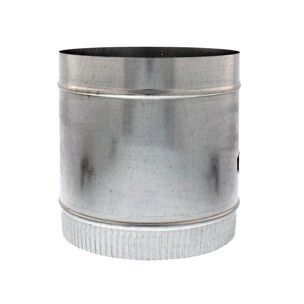 Zephyr - 10'' Round In-Line Damper - Silver