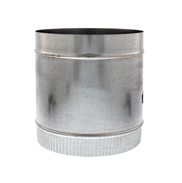 Zephyr - 10'' Round In-Line Damper - Silver