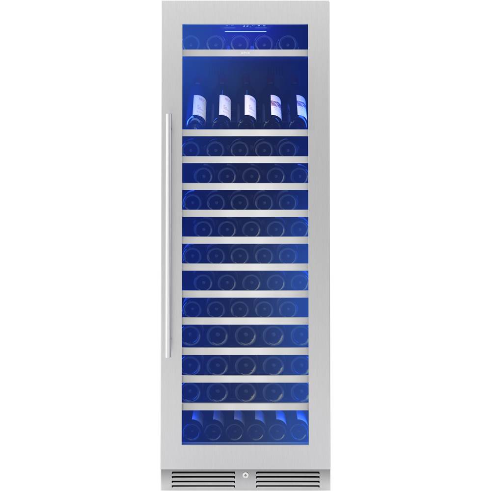 Presrv Wine Cooler, 24'' Full Size, SS And Glass, Reversible, 1 Zone