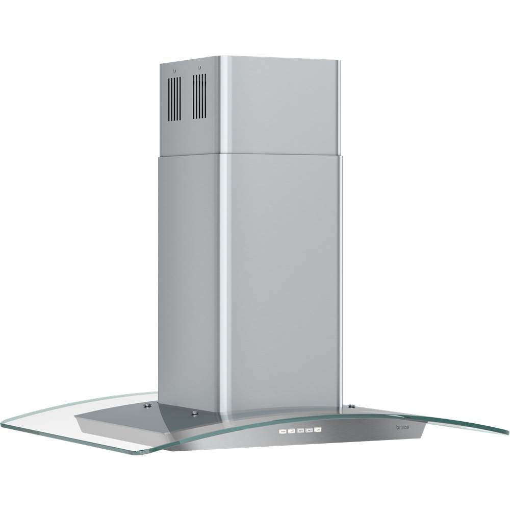 Brisas Curved Glass Island, 30'' G, ACT, LED