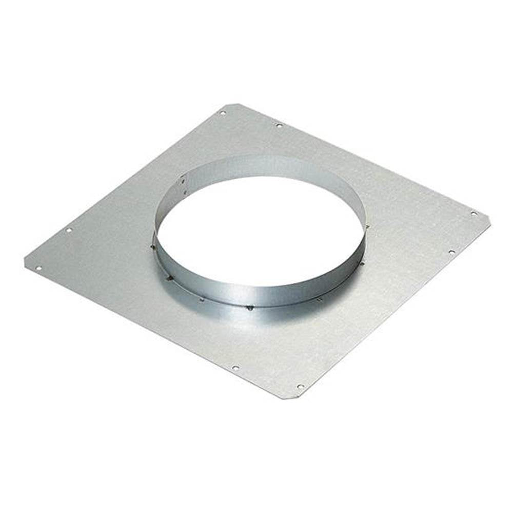 Zephyr - Front Panel Rough-In Plate - 8'' Round, DLI-A - Silver