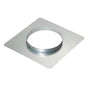 Zephyr - Front Panel Rough-In Plate - 8'' Round, DLI-A - Silver