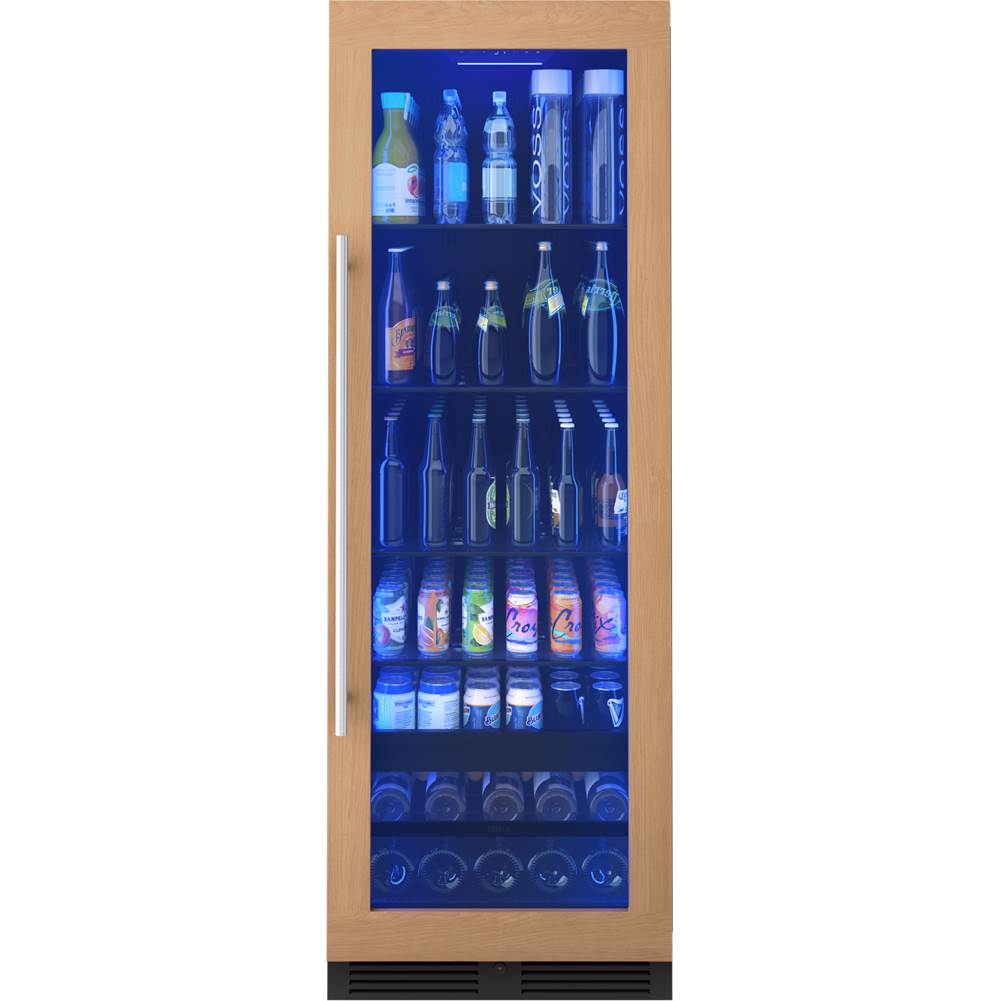 Zephyr - Presrv Beverage, 24'' Full Size, Panel Readyand Glass, Reversible, 1 Zone