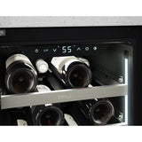 Presrv Wine Cooler, 15'' Compact, SS and Glass, Reversible, 1 Zone