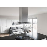Milano Connect Island, 42in, SS and Glass, LED, ACT