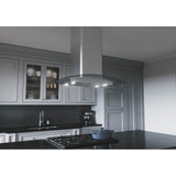 Milano Connect Island, 90cm, SS and Glass, LED, ACT