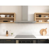Luce Wall, 90cm, SS, LED, 600 CFM w/ACT