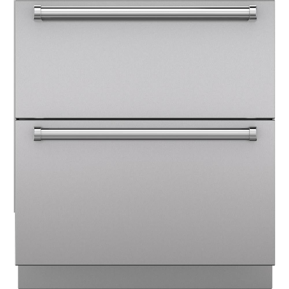SubZero Stainless Drawer Panel Set, 4'' Toe Kick, Pro Handle