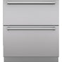 SubZero Stainless Drawer Panel Set, 4'' Toe Kick, Pro Handle