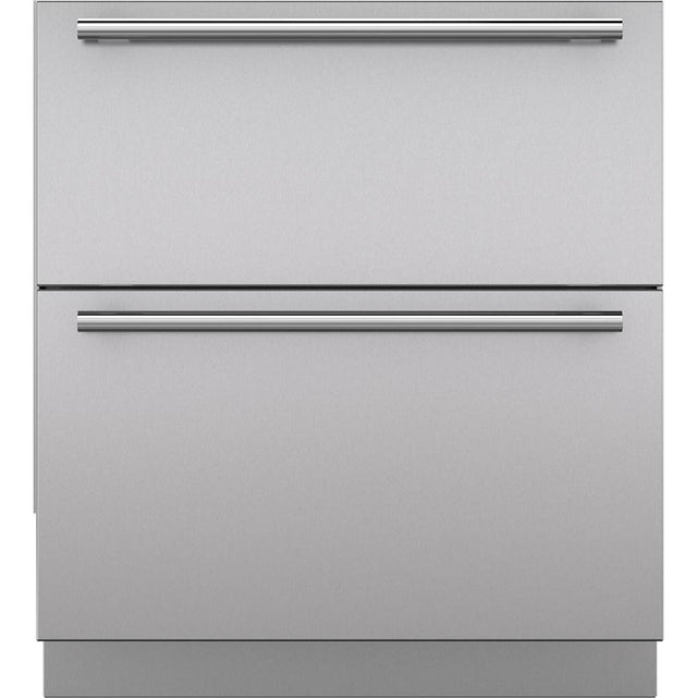 SubZero Stainless Drawer Panel Set, 4'' Toe Kick, Tube Handle