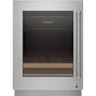 SubZero Designer Series Undercounter Stainless Steel Glass Door Panel With Lock And Pro Handle - Left Hinge