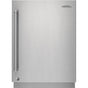 SubZero Designer Series Undercounter Stainless Steel Solid Door Panel With Lock And Pro Handle - Right Hinge