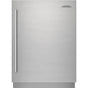 SubZero Designer Series Undercounter Stainless Steel Solid Door Panel With Tubular Handle - Right Hinge
