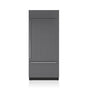 SubZero 36' BUILT-IN, OVER-UNDER, INTERNAL DISPENSER, OVERLAY, RIGHT HINGE