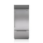 SubZero 36' BUILT-IN, OVER-UNDER, INTERNAL DISPENSER, SS, PRO HANDLE, LEFT HINGE