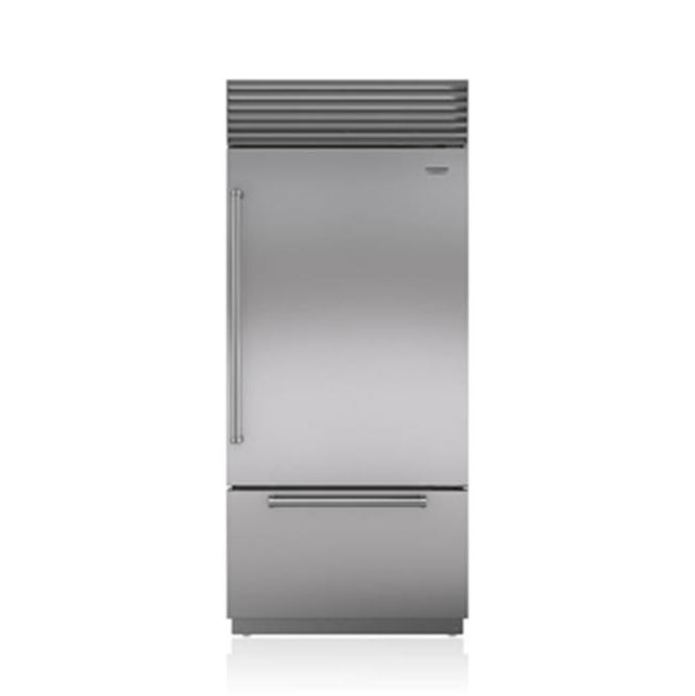 SubZero 36' BUILT-IN, OVER-UNDER, INTERNAL DISPENSER, SS, PRO HANDLE, RIGHT HINGE