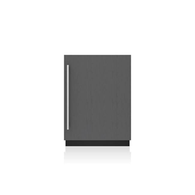 SubZero 24' Designer Undercounter Refrigerator/Freezer With Ice Maker - Panel Ready - Left Hinge