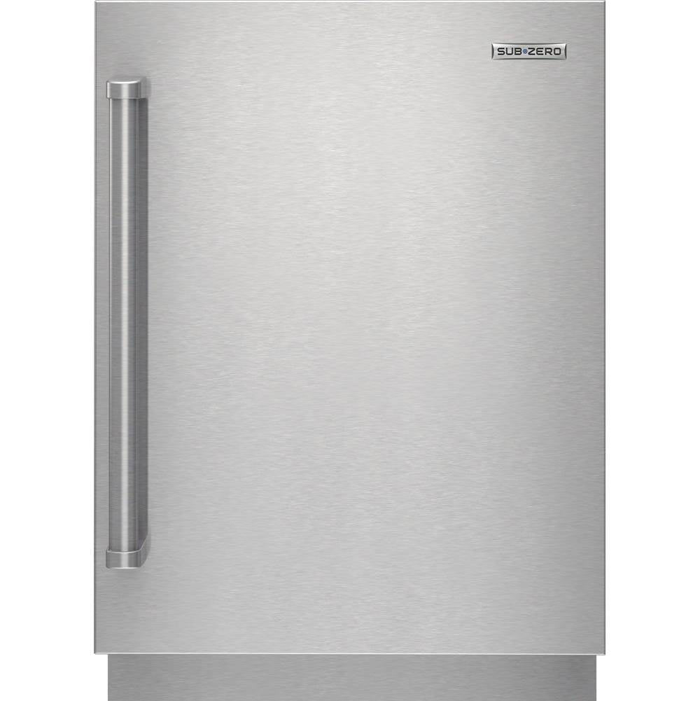SubZero Designer Series Undercounter Outdoor Stainless Steel Solid Door Panel With Pro Handle - Right Hinge