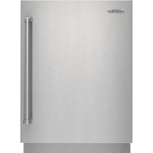 SubZero Designer Series Undercounter Outdoor Stainless Steel Solid Door Panel With Pro Handle - Right Hinge