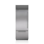 SubZero 30' BUILT-IN, OVER-UNDER, SS, TUBULAR HANDLE, LEFT HINGE