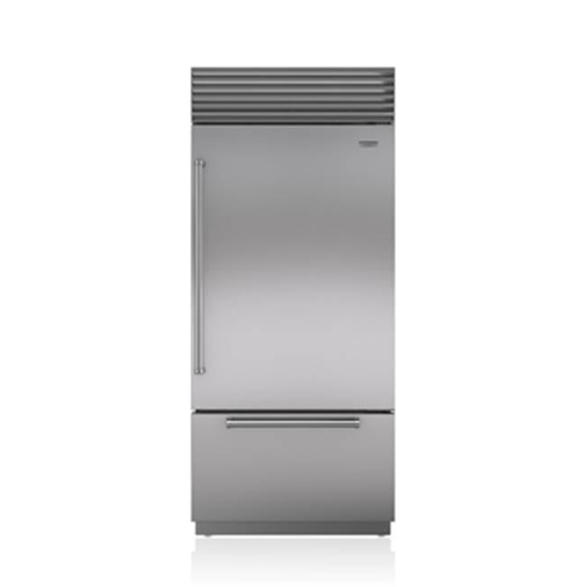 SubZero 36' BUILT-IN, OVER-UNDER, SS, TUBULAR HANDLE, LEFT HINGE