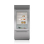 SubZero 36' BUILT-IN, OVER-UNDER, GLASS DOOR, SS, TUBULAR HANDLE, LEFT HINGE