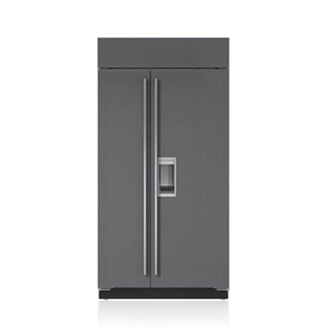 SubZero 42' Classic Side-by-Side Refrigerator/Freezer with Dispenser - Panel Ready