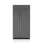SubZero 42' Classic Side-by-Side Refrigerator/Freezer with Internal Dispenser - Panel Ready