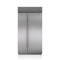 SubZero 42' BUILT-IN, SIDE-BY-SIDE, INTERNAL ICE &amp; WATER DISPENSER, SS, PRO HANDLE