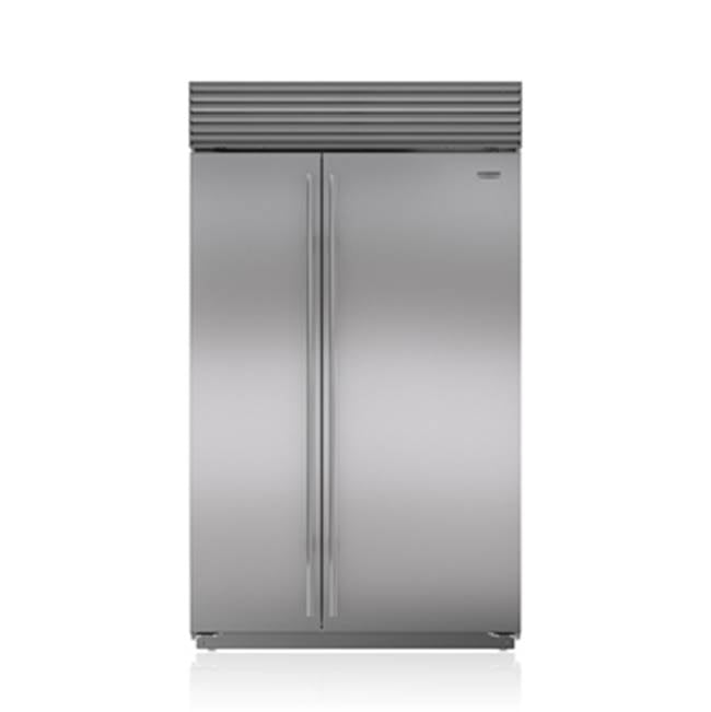 SubZero 48' BUILT-IN, SIDE-BY-SIDE, SS, TUBULAR HANDLE