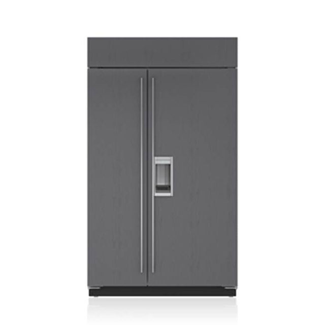 SubZero 48' Classic Side-by-Side Refrigerator/Freezer with Dispenser - Panel Ready