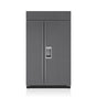 SubZero 48' Classic Side-by-Side Refrigerator/Freezer with Dispenser - Panel Ready