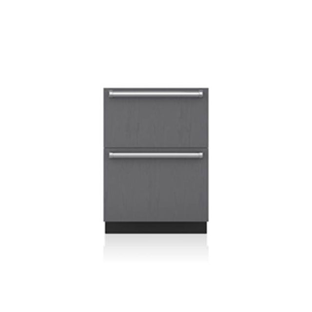 SubZero 24'' Designer Freezer Drawers with Ice Maker - Panel Ready