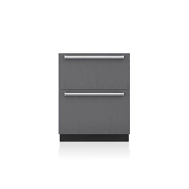 SubZero 27'' Designer Refrigerator Drawers - Panel Ready