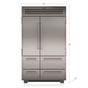 SubZero 48'' PRO Refrigerator/Freezer