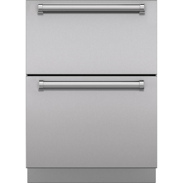 SubZero Stainless Drawer Panel Set, 4'' Tk, Outdoor, Pro Handle