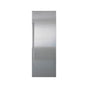 SubZero Classic 42'' Stainless Steel Flush Inset Refrigerator Door Panel With Pro Handle